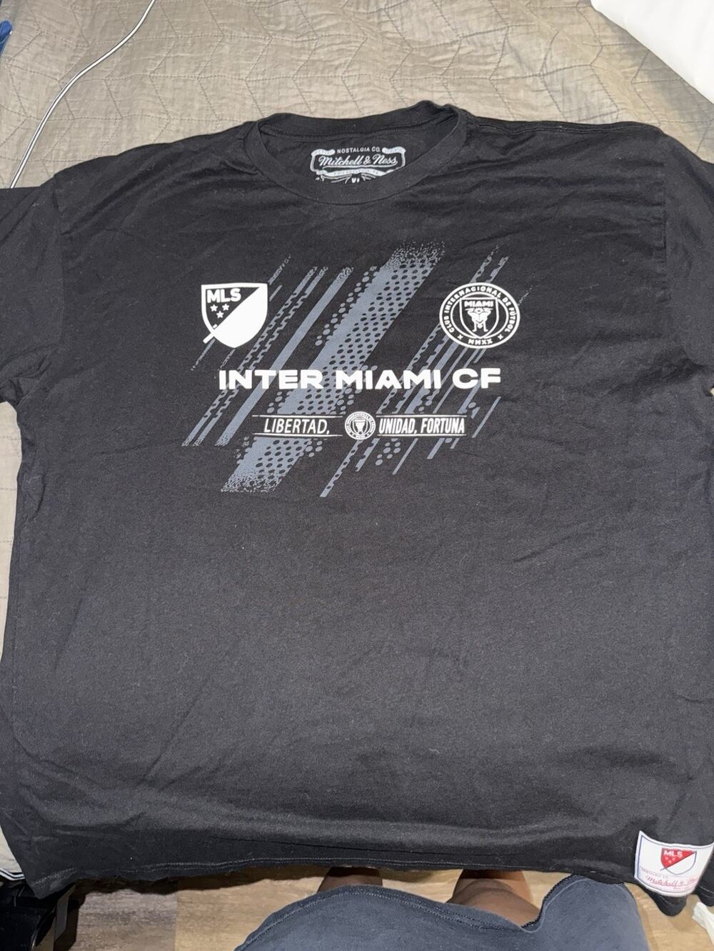 Mitchell & Ness Inter Miami CF MLS Black Shirt XL